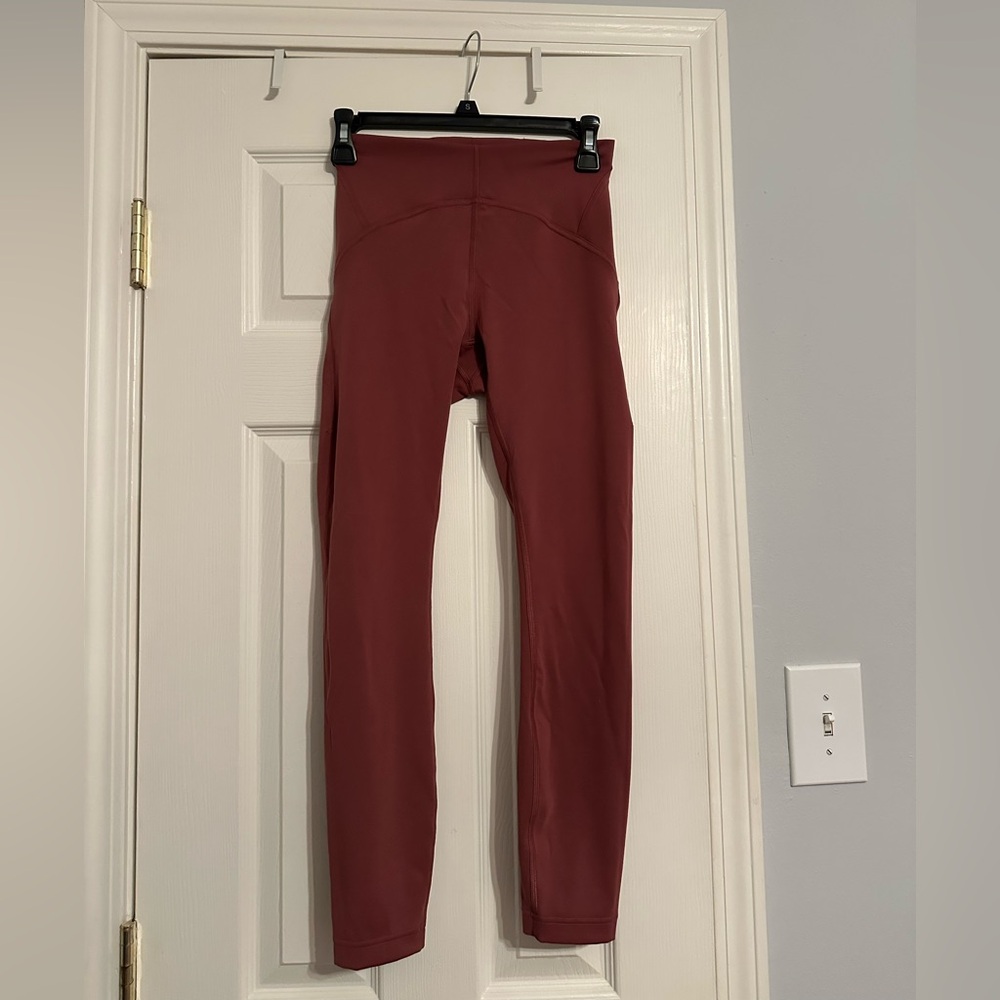 Lululemon Red Maroon Leggings
